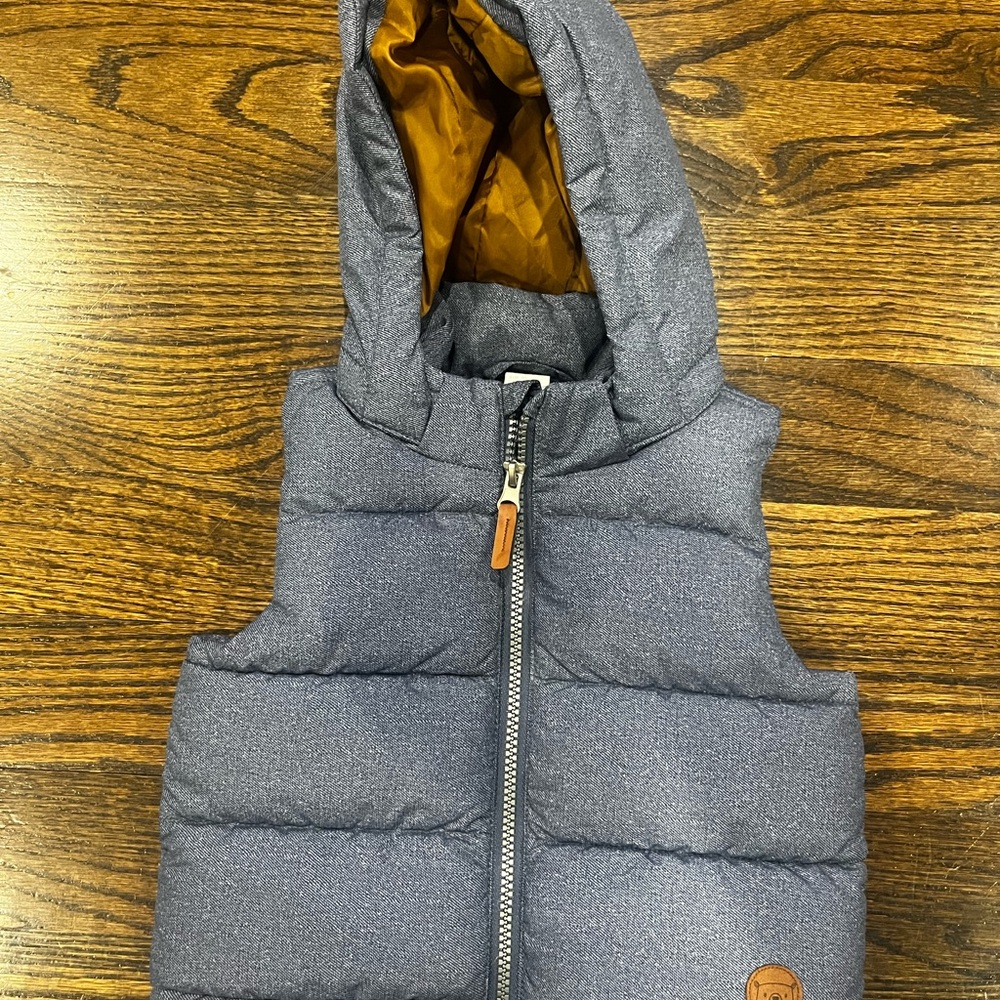 Kids Puffer Vest - Gray